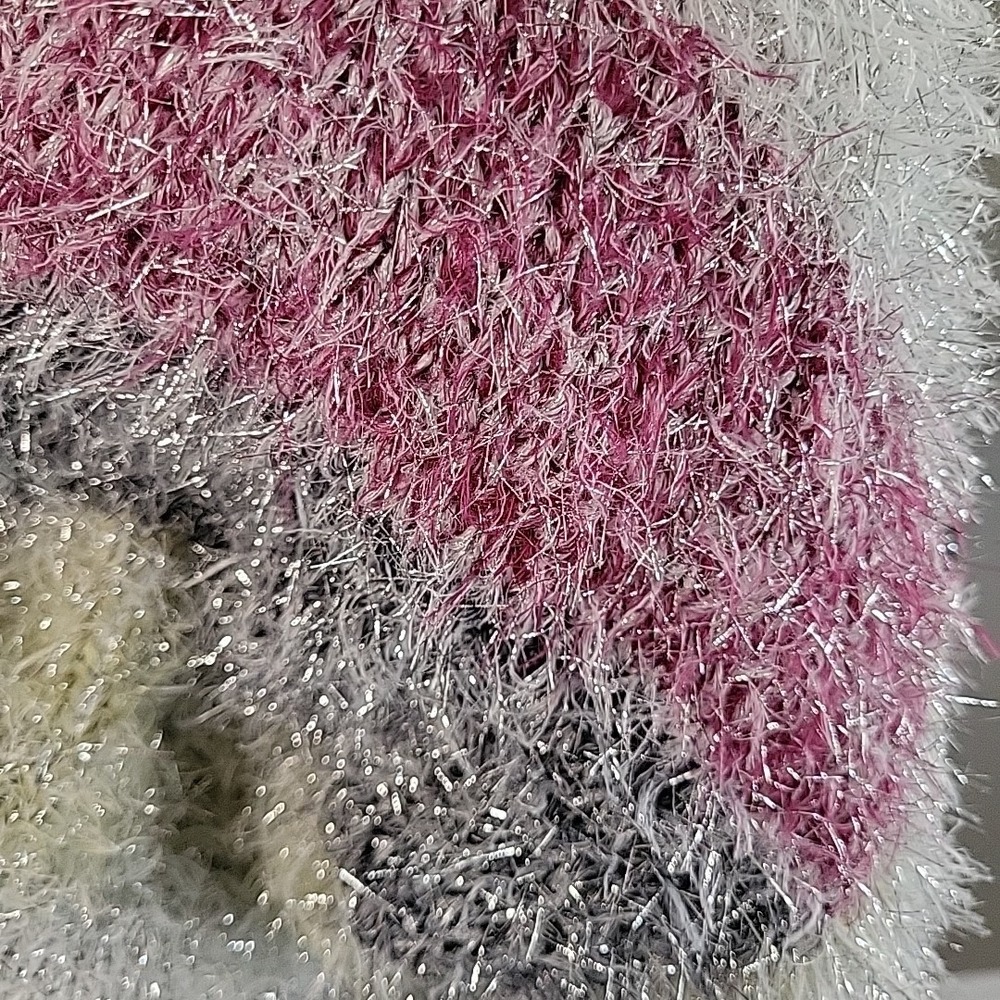 WILD‎ FABLE  Women's Fuzzy Metallic Tinsel Sparkly Soft Pullover Holiday M 2018 - Picture 8 of 8